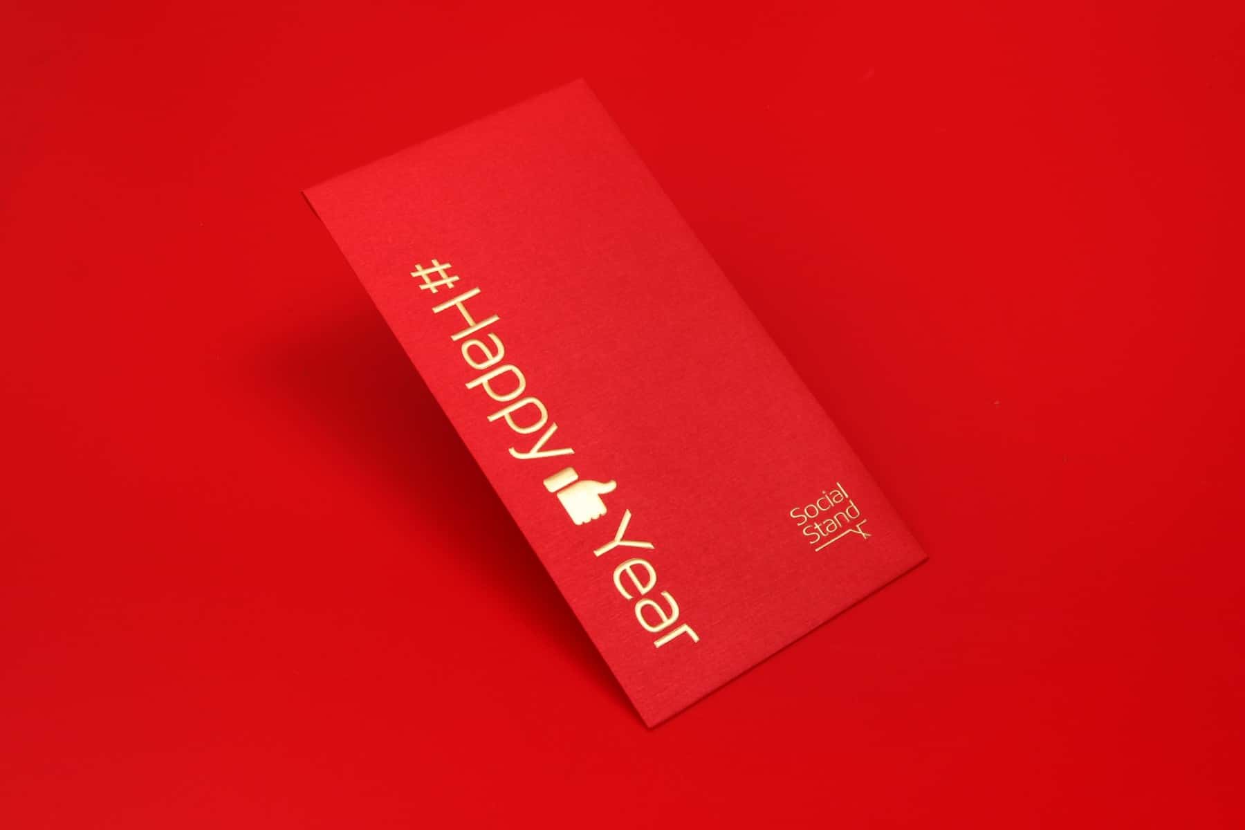 Social Stand Red Pocket design