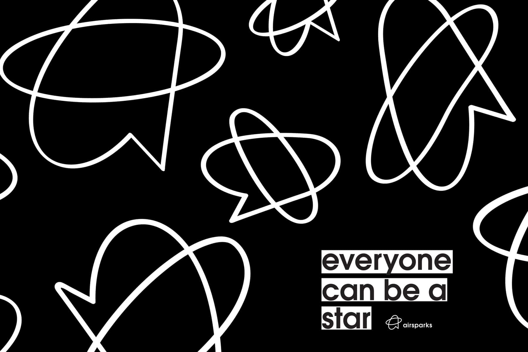 airsparks | everyone can be a star | Branding design