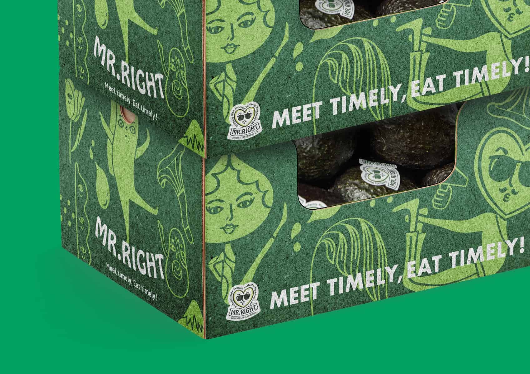 Mr. Right | Perfectly Ripe Avocado | Branding design