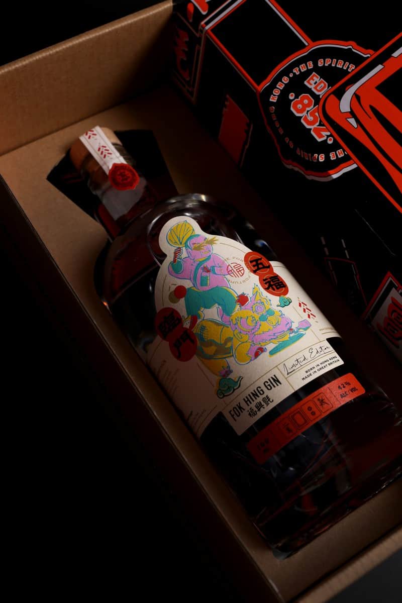 Fok Hing Gin 福興氈 Five Blessings Limited Edition Package Design