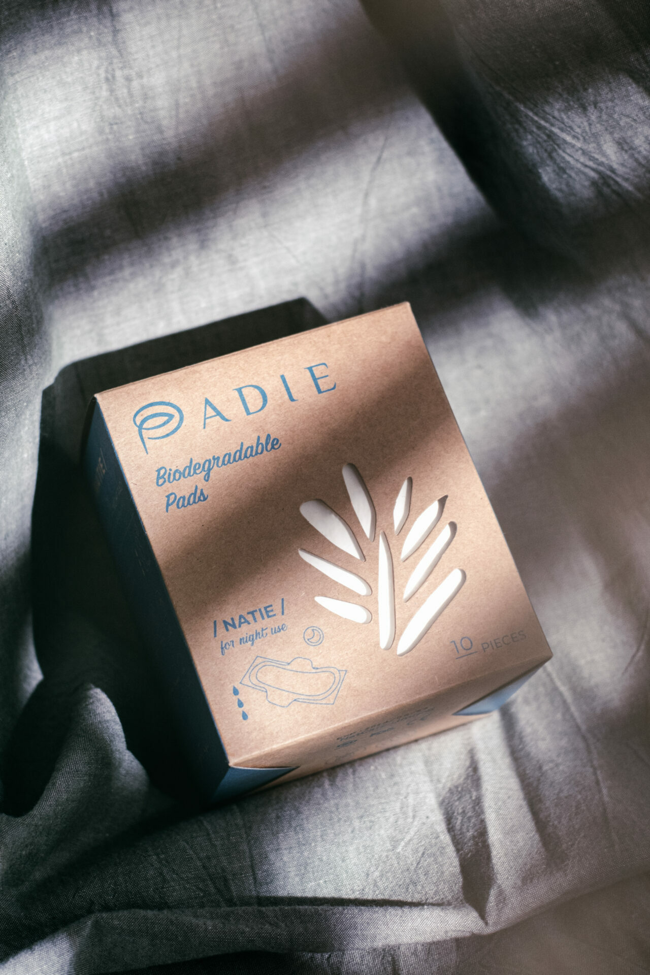 PADIE - Biodegradable Pads | Branding and Packaging Design