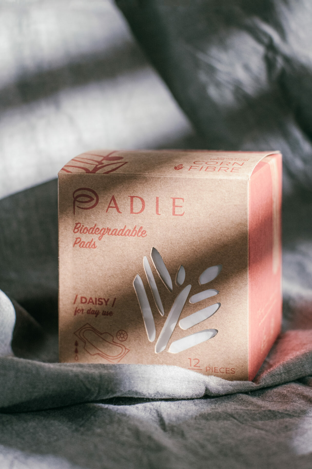 PADIE - Biodegradable Pads | Branding and Packaging Design