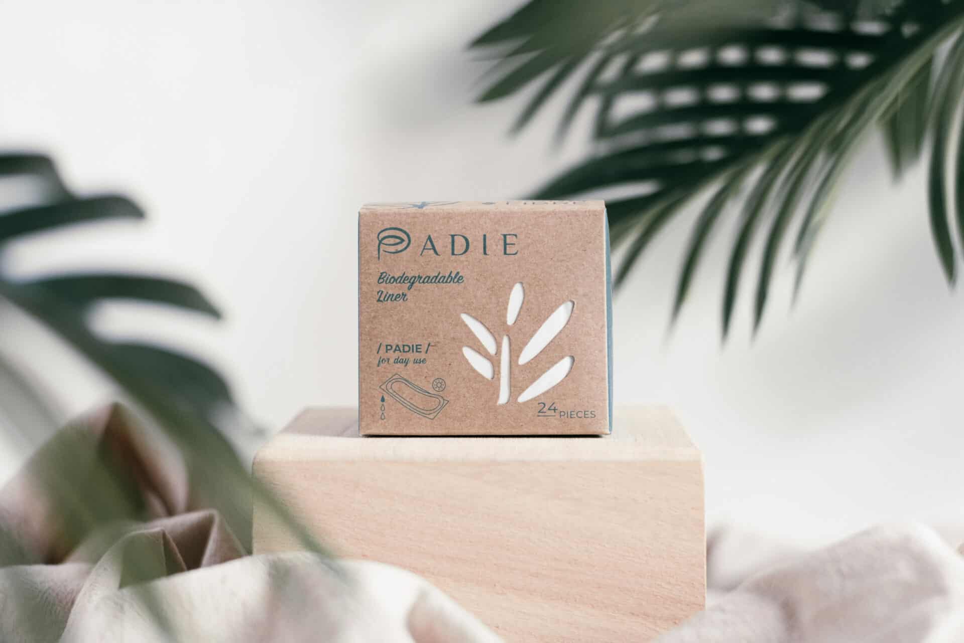 PADIE - Biodegradable Pads | Branding and Packaging Design