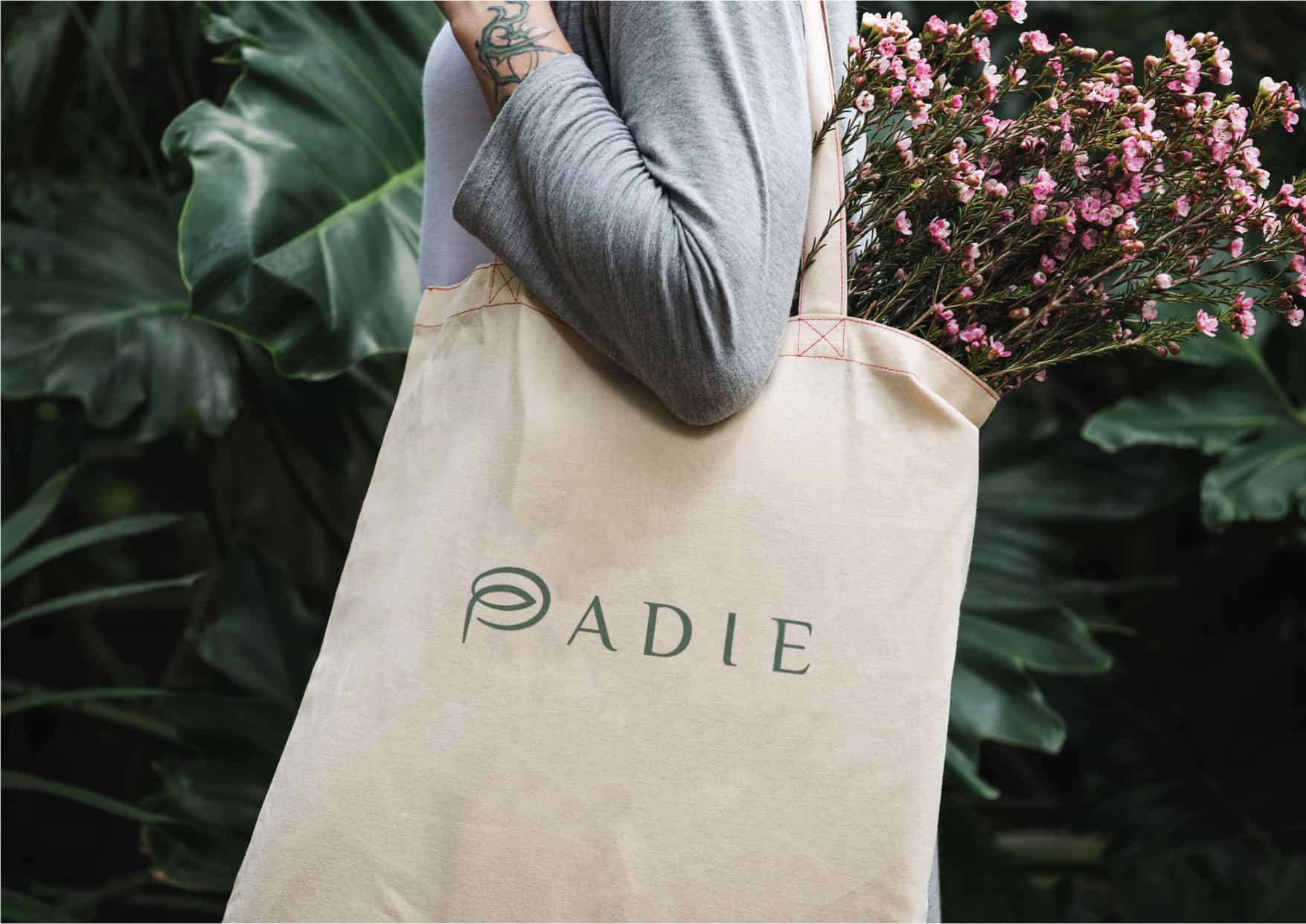 PADIE - Biodegradable Pads | Branding and Packaging Design