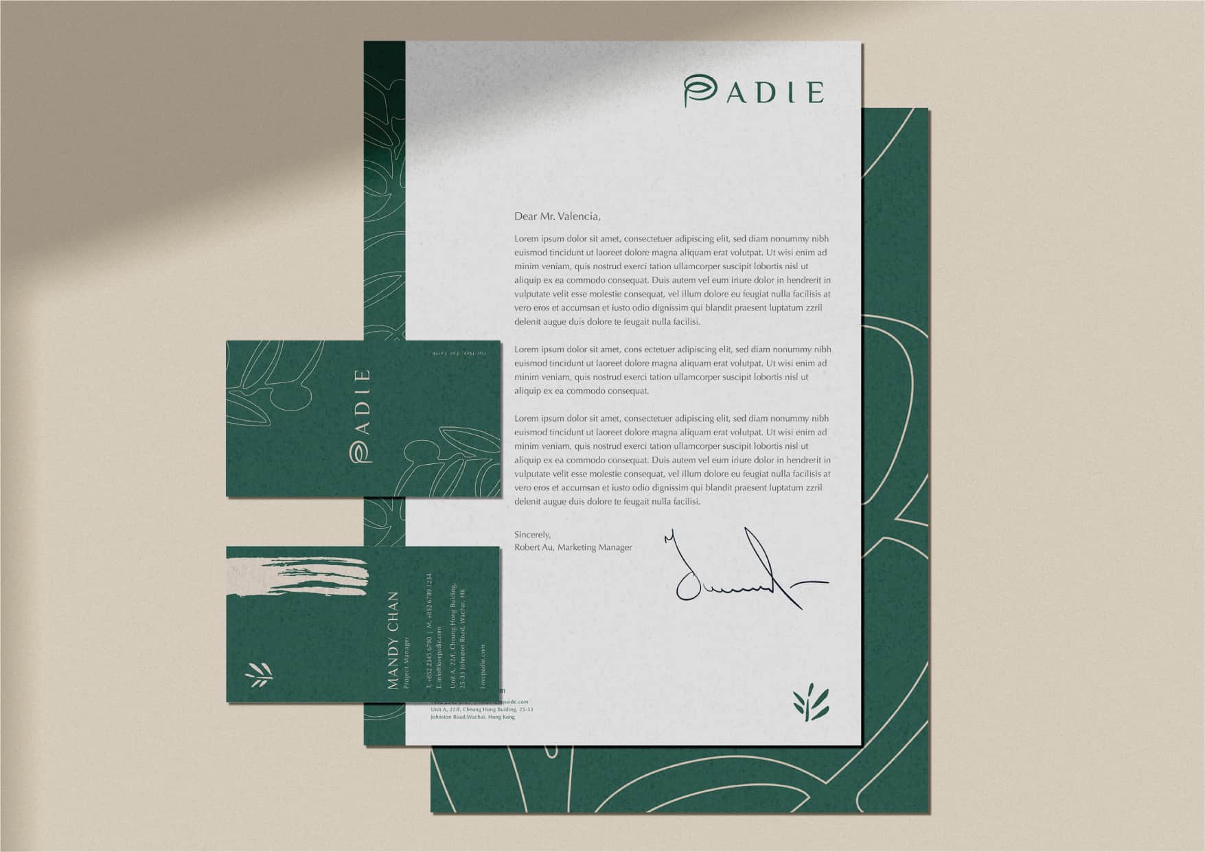 PADIE - Biodegradable Pads | Branding and Packaging Design