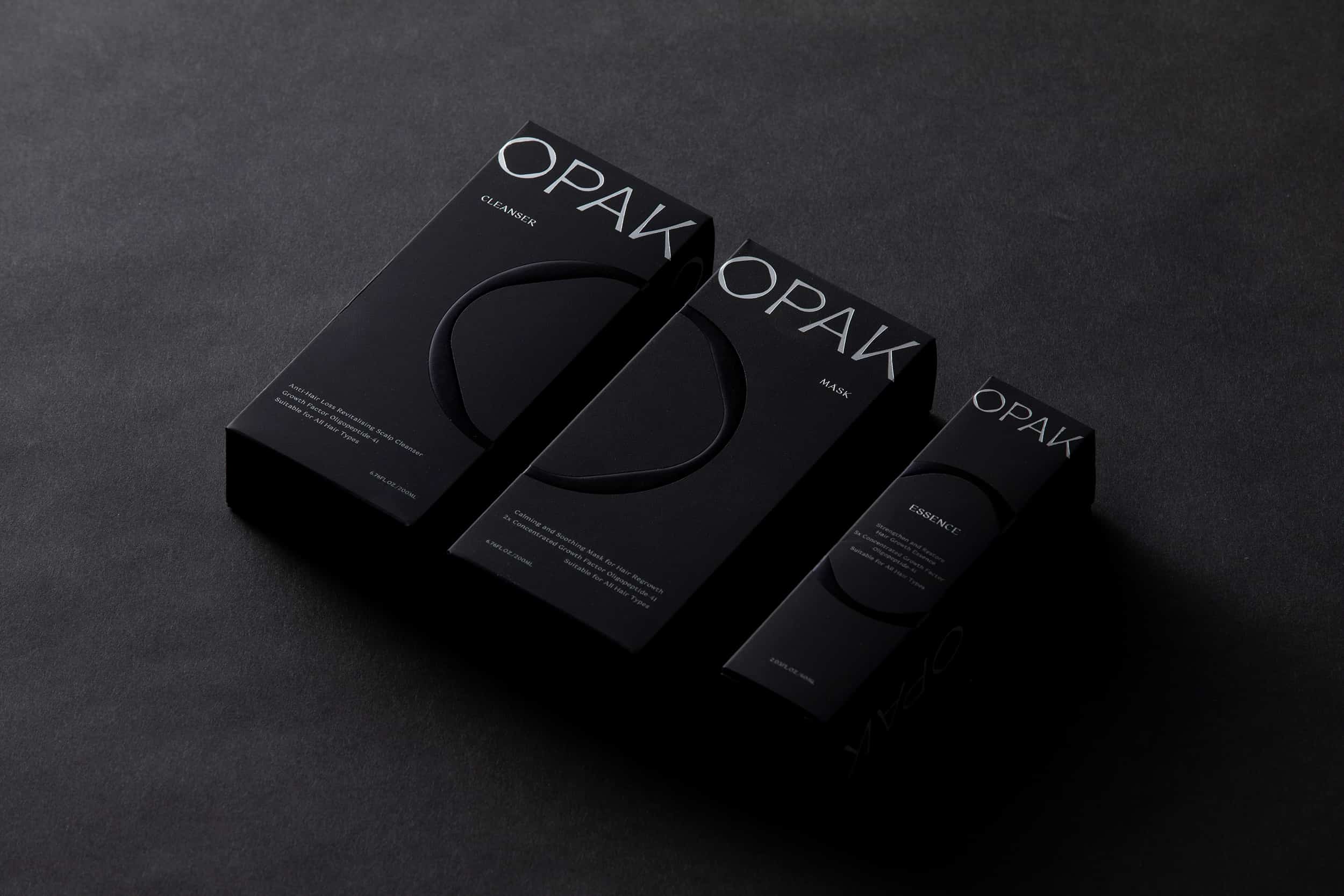 OPAK – The Ultimate Hair Growth Solution | Branding and Packaging