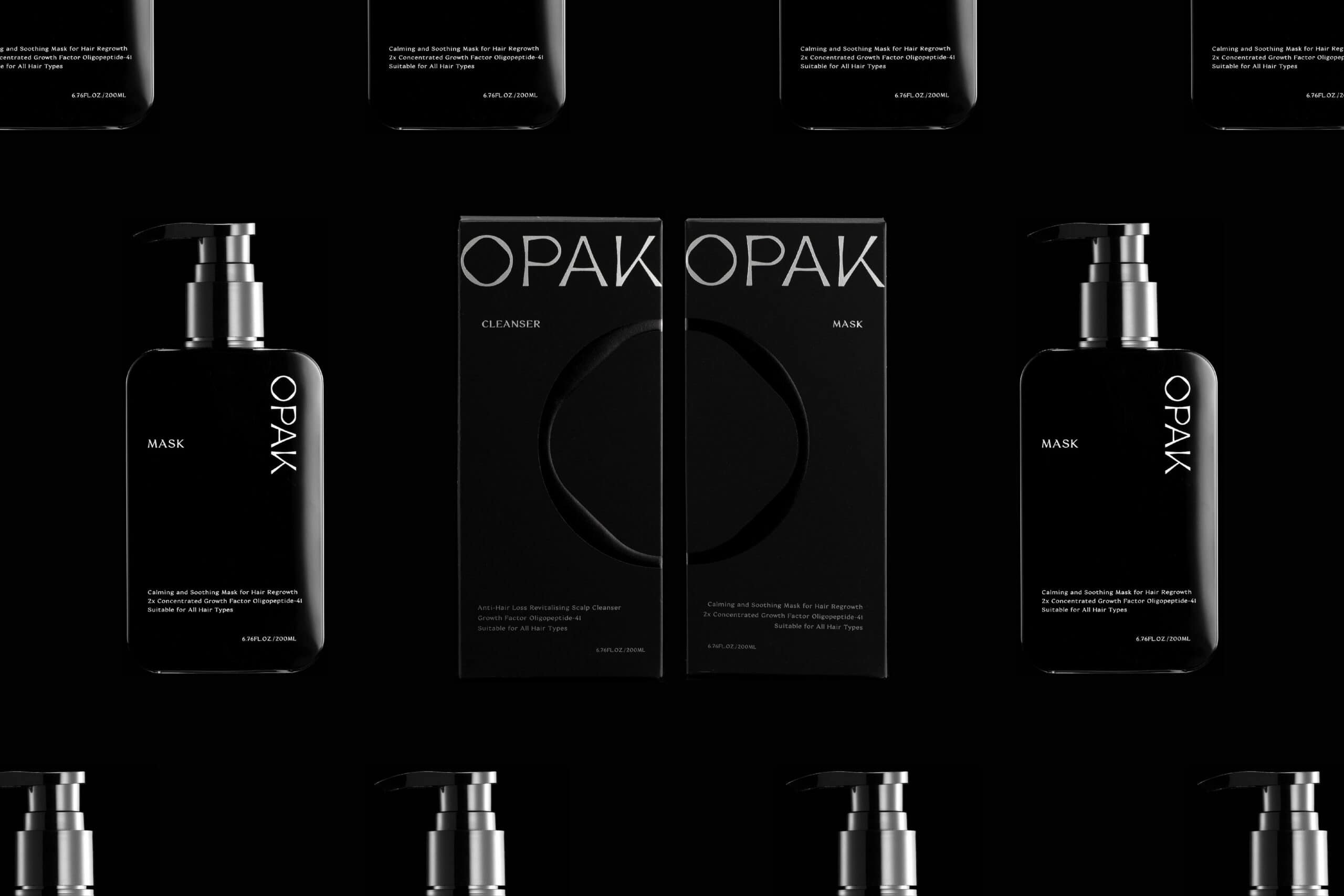 OPAK – The Ultimate Hair Growth Solution | Branding and Packaging