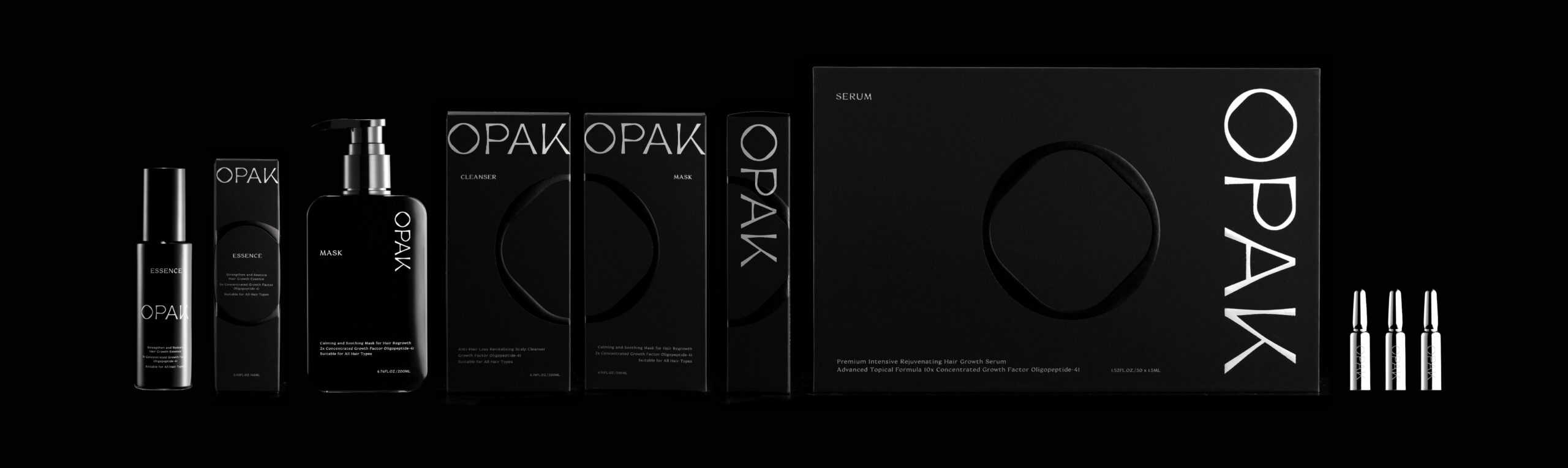 OPAK – The Ultimate Hair Growth Solution | Branding and Packaging