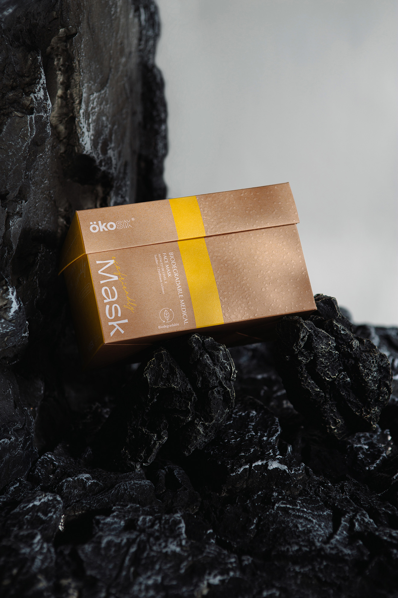 OKOSIX Biodegradable Face Mask | Branding Design & Eco Friendly Packaging