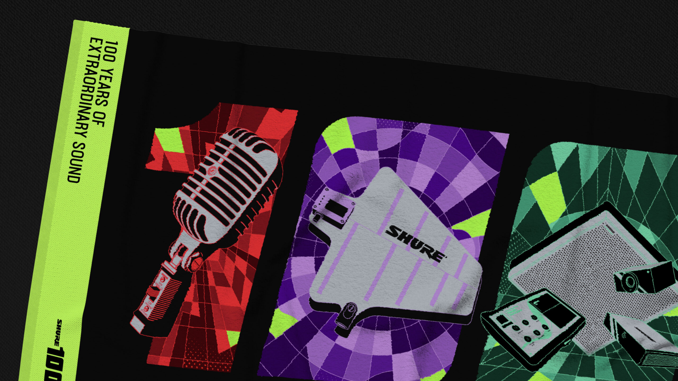Shure 100th Anniversary | Visual identity & Premium Design
