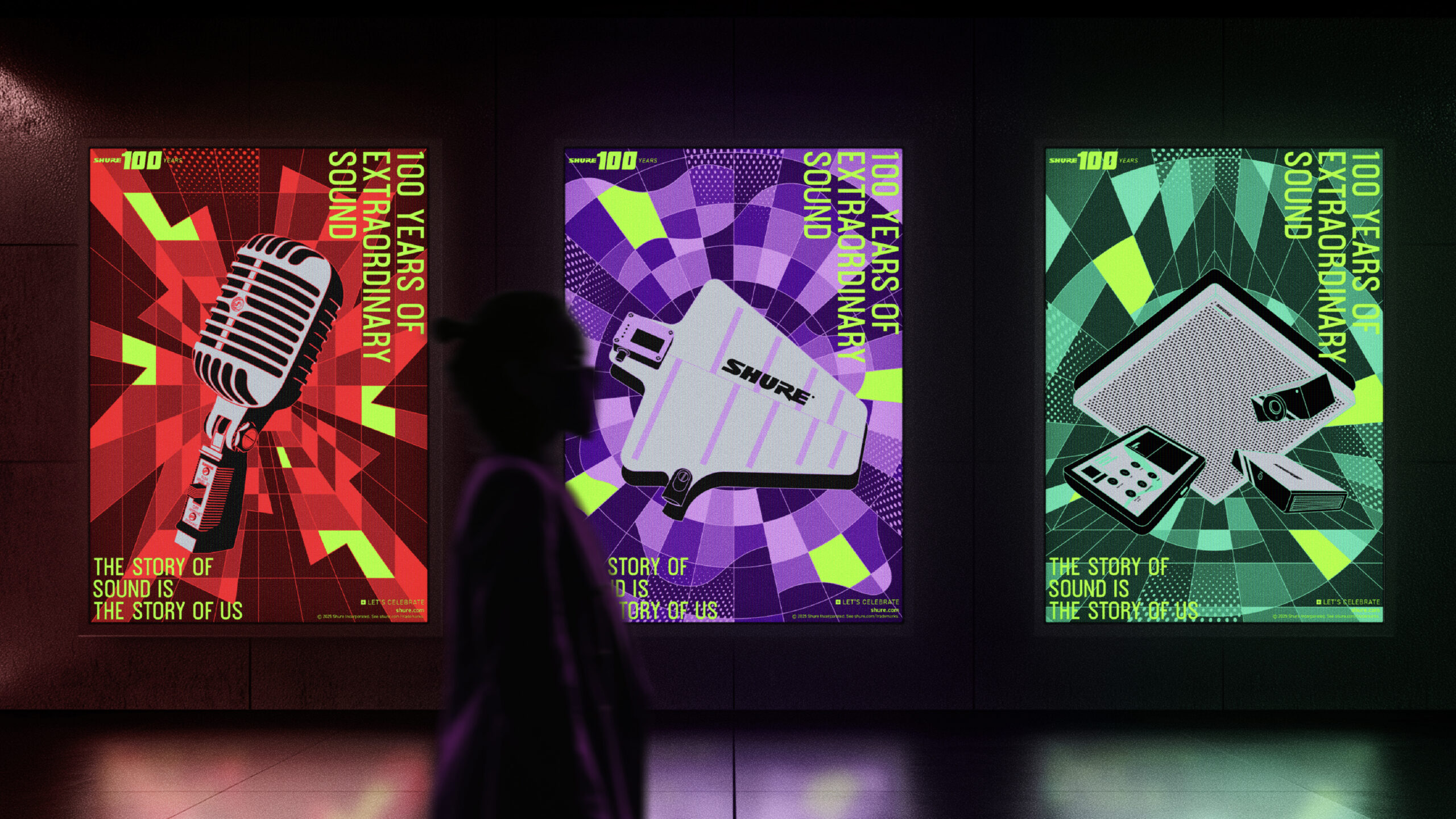Shure 100th Anniversary | Visual identity & Premium Design
