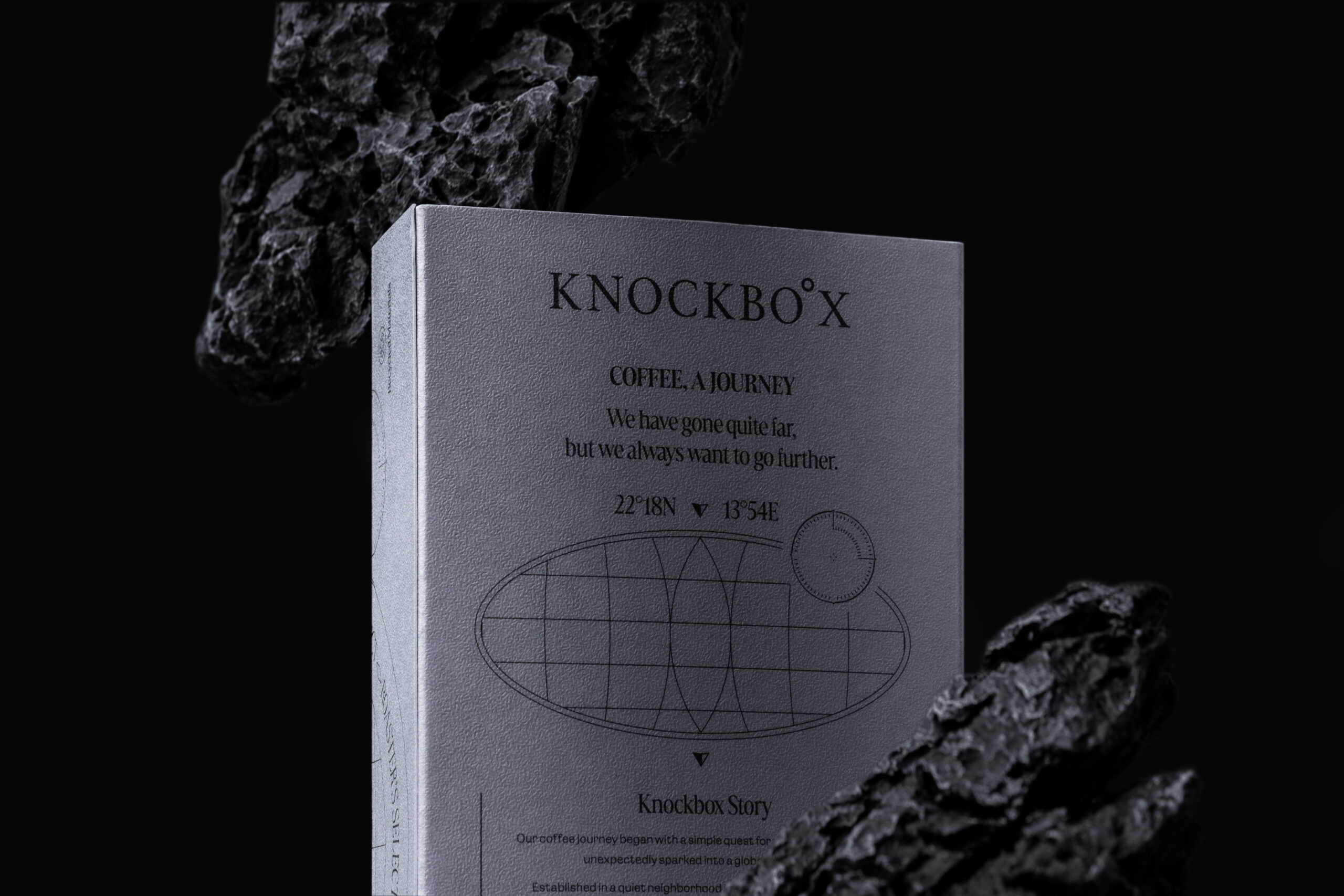 Knockbox_Box_Back_CloseUp KNOCKBO°X Coffee Capsule Packaging