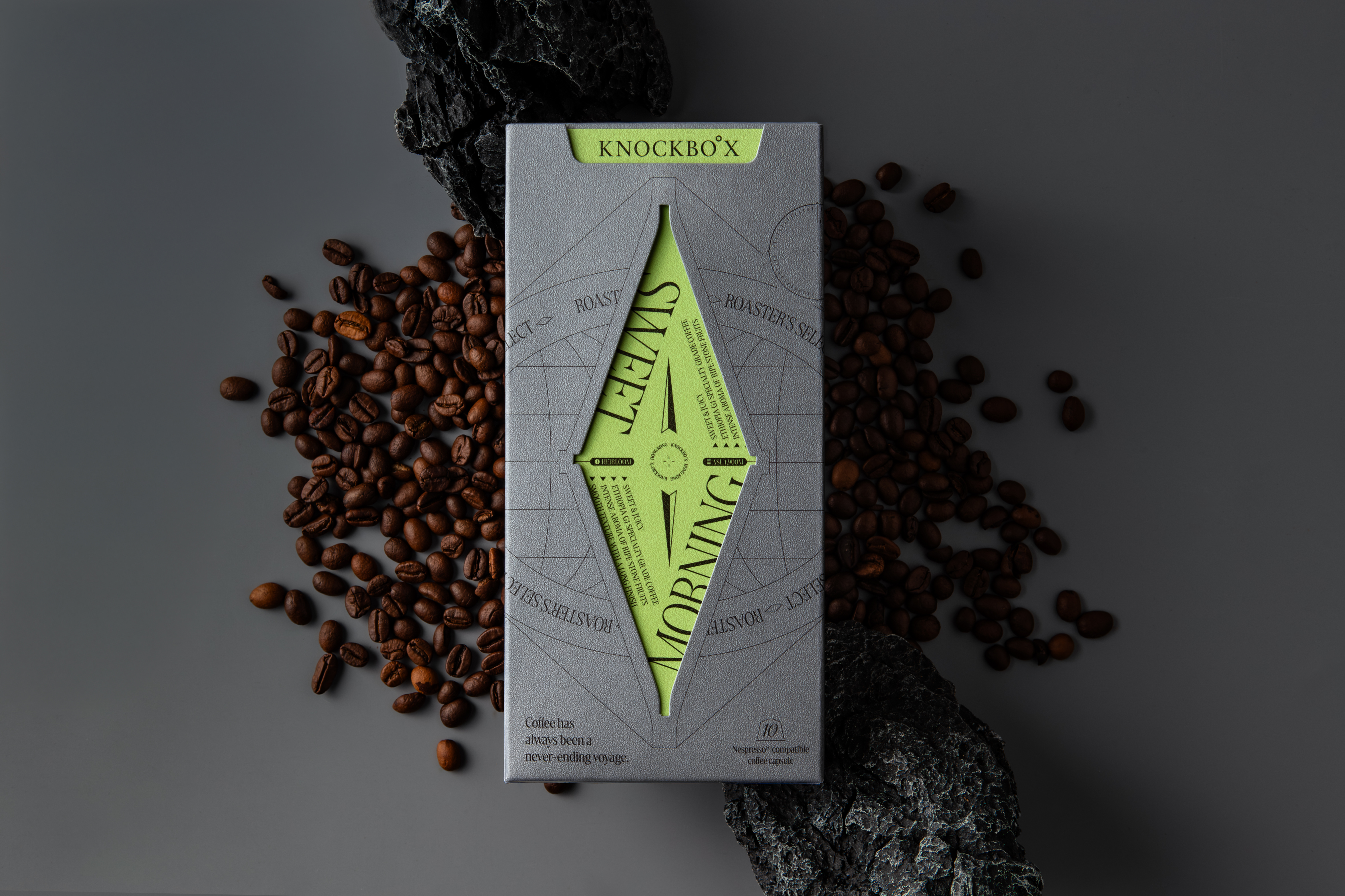 KNOCKBO°X 咖啡膠囊包裝設計