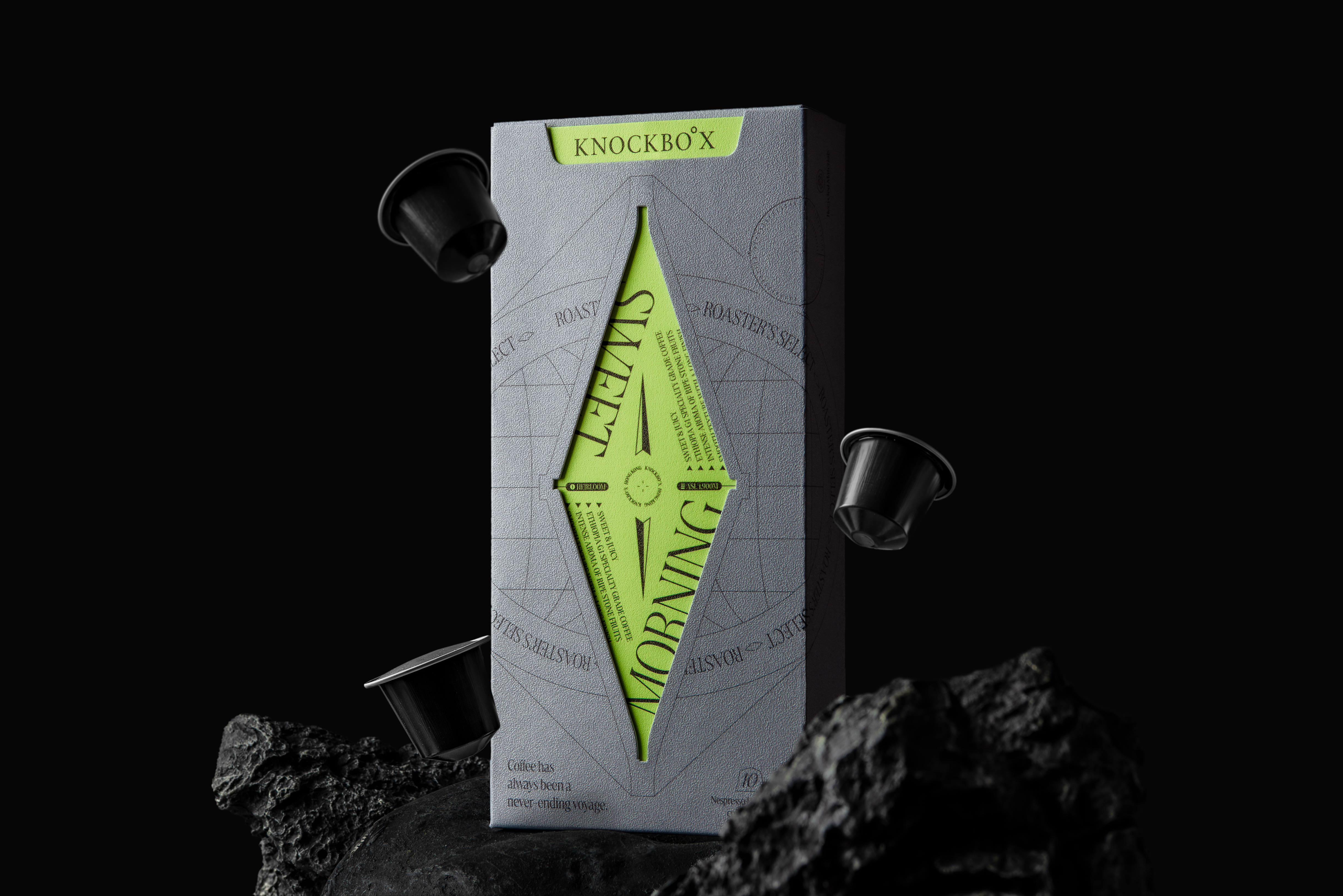 KNOCKBO°X 咖啡膠囊包裝設計