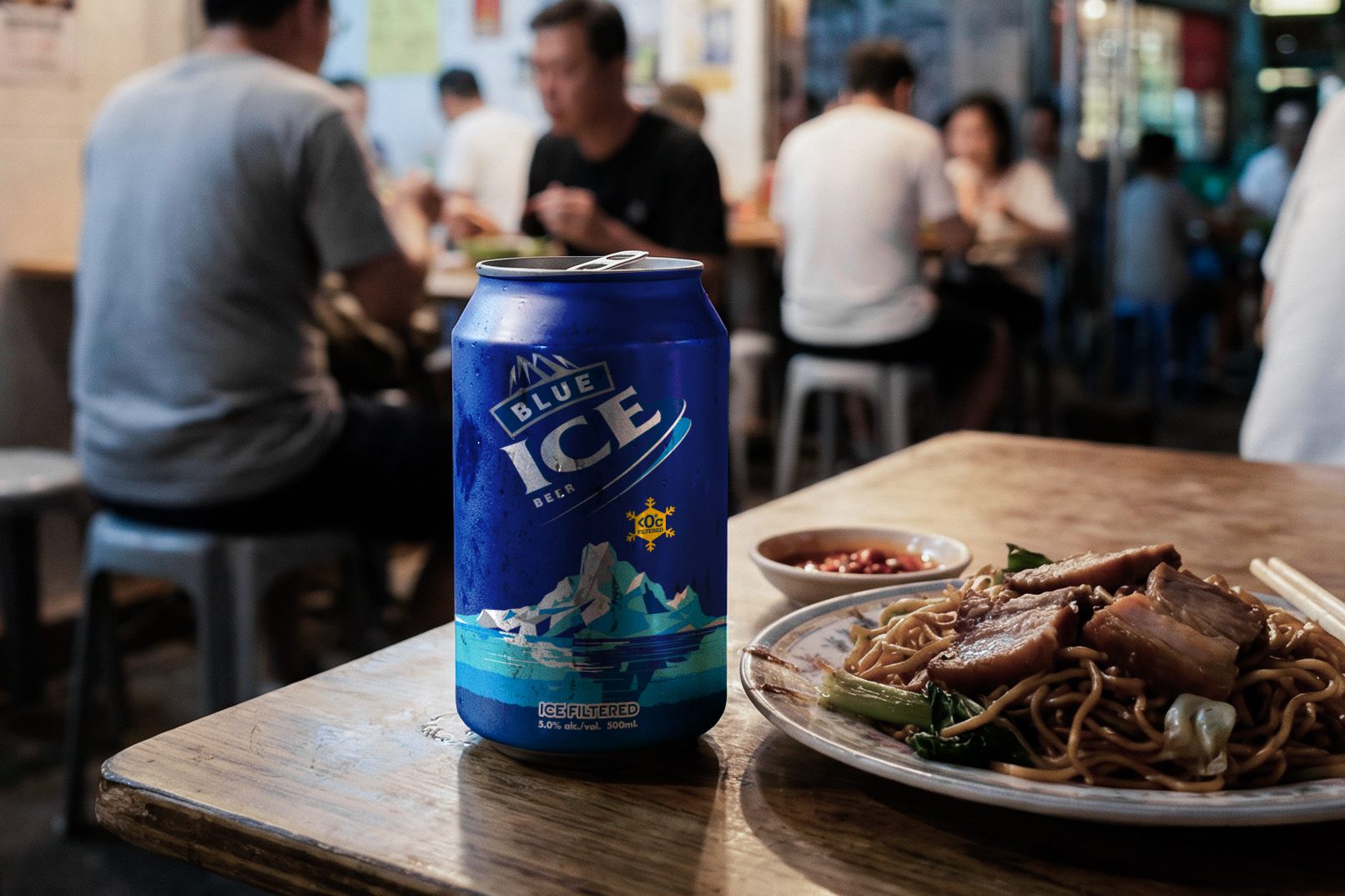 BlueIce_DaiPaiDong1_Mockup Mockup