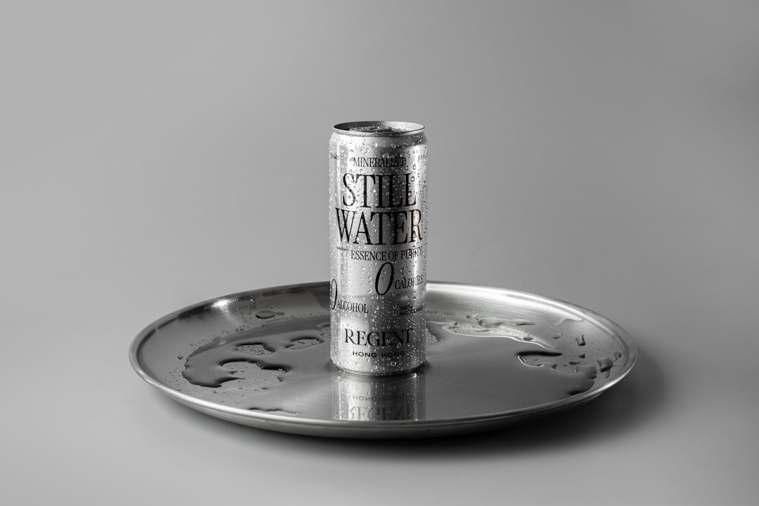 RegentWaterCan_Solo_Wide2_NoIce packaging design